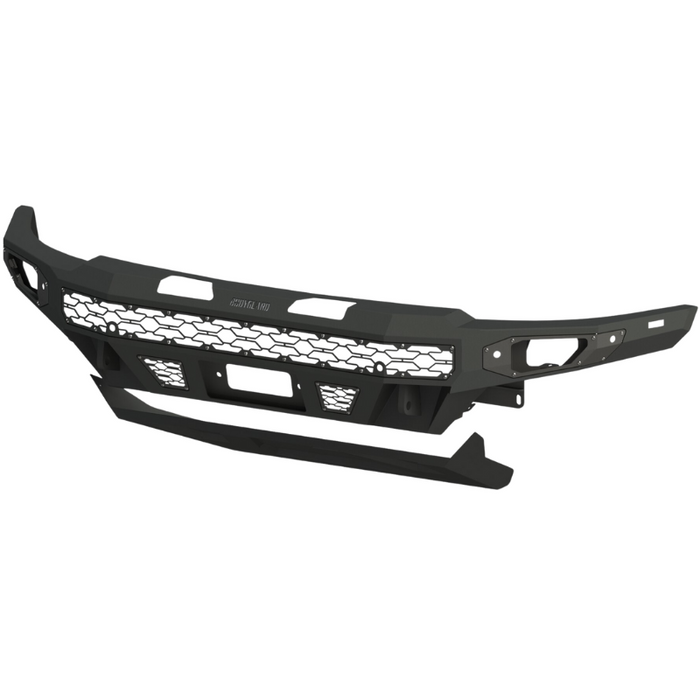 Bodyguard Freedom Front Base Winch Mount Sensor Cutouts W/O Mesh Grille No Camera Harness Texture Black Powder Coat Model LAR21LYTNN