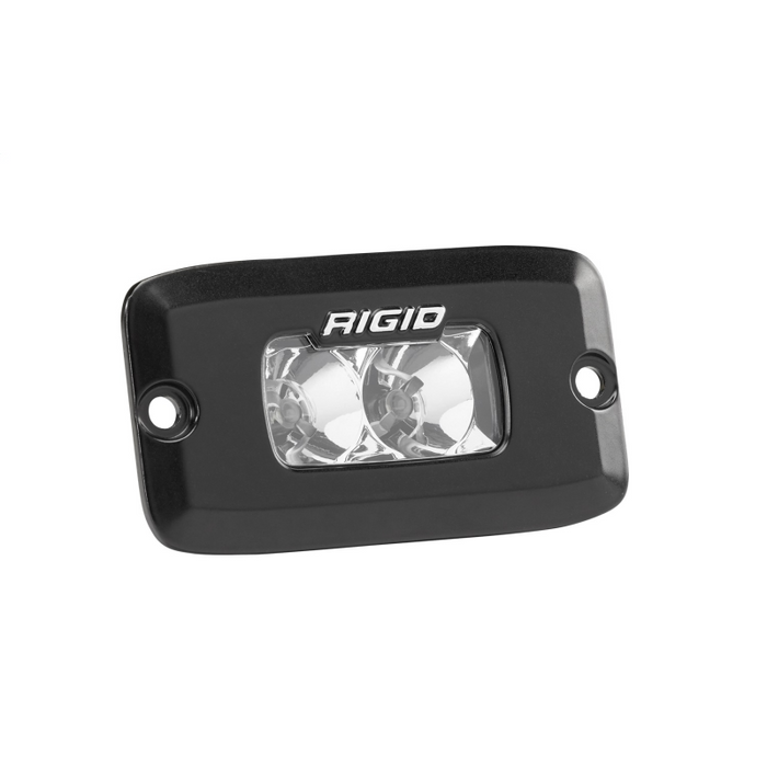Rigid Industries SR-M Series PRO, Flood Optic, Flush Mount, Black Housing, Single Model 922113