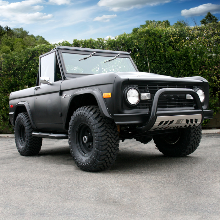 ARIES 3" Round Black Steel Side Bars, Fits Select Ford Bronco Model 203038