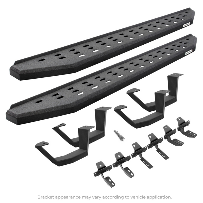 Go Rhino RB20 Running Boards with Mounting Brackets 2 Pairs Drop Steps Kit Model 6940488020T