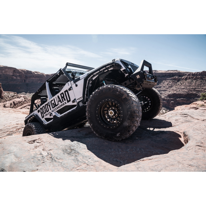 Bodyguard JK Fender System - Front And Rear Liners And Fender Flares Texture Black Powder Coat Model 40898T