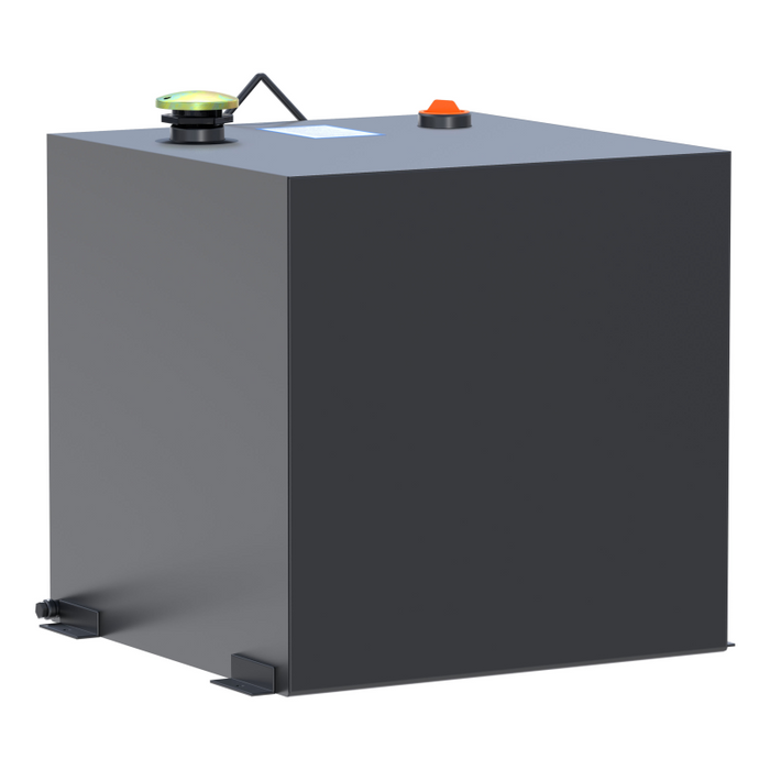 UWS Matte Black 53-Gallon Rectangle Steel Transfer Tank Model ST-53-R-MB