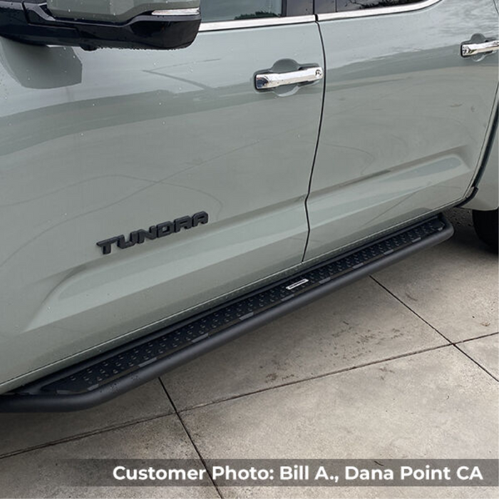 Go Rhino Dominator Xtreme D6 Running boards with Rocker Panel Mounting Kit For Crew Max Only Model D64436T