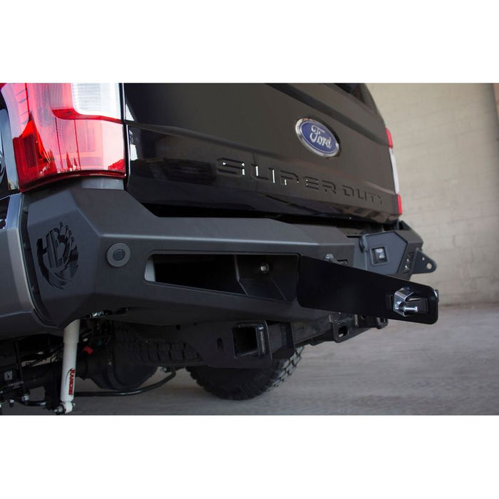 Addictive Desert Designs 17 - 19 Ford Super Duty HoneyBadger Rear Bumper Model R167301280103