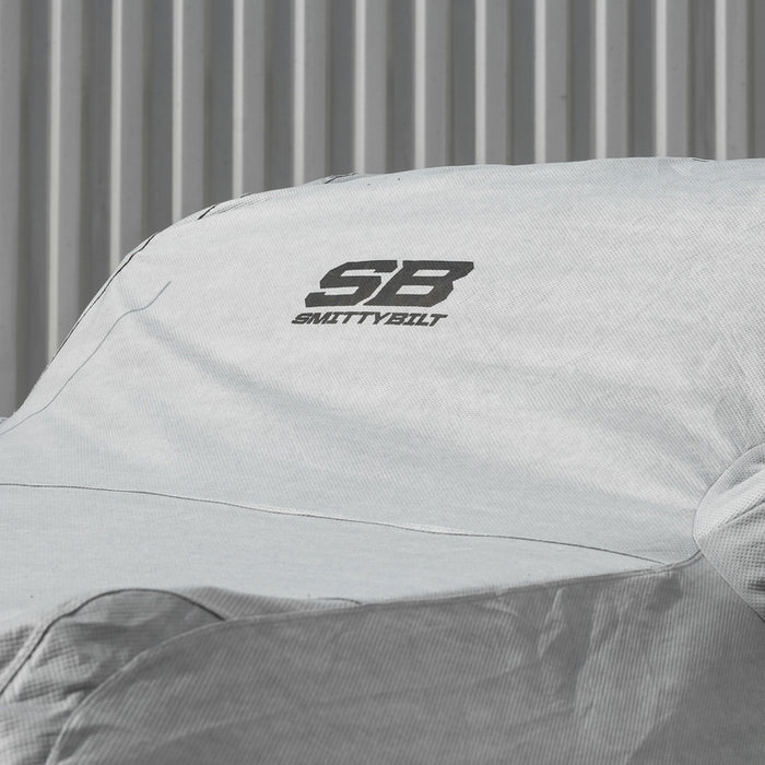 Smittybilt Full Car Cover w/ Storage Bag, Lock & Cable - Gray (21+ Bronco 2DR) Model 950