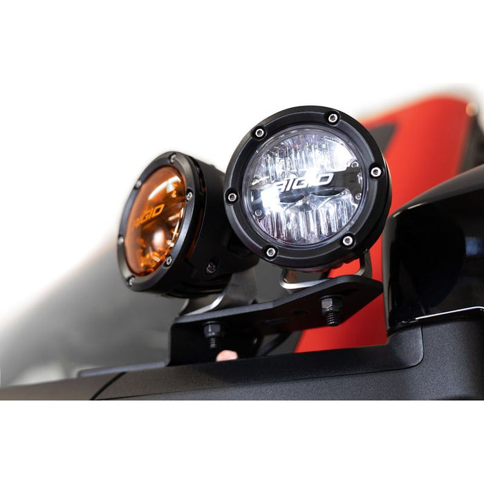 Addictive Desert Designs 21-23 Ford Bronco & Bronco Raptor Dual Ditch Light Mounts Model AC2301801NA