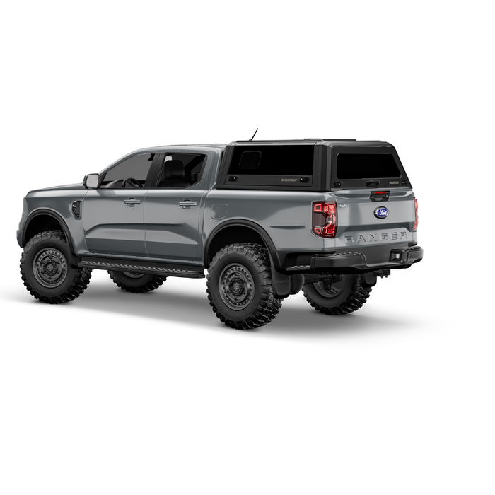 SmartCap Matte Black Truck Bed Cap EVO Sport Series w/ Horizontal Locks Model EV0320-MB