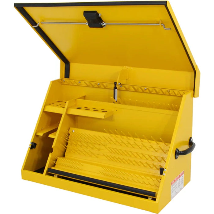 Montezuma 30 x 15 In. Steel Dewalt Triangle® Toolbox Yellow Top Mount Toolbox DXTB30YY