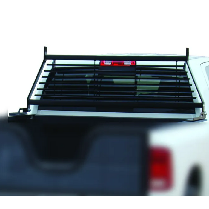 Click To Go Rack Go Industries Flat Iron Headache Rack - Black Model 20755B — Elite Truck