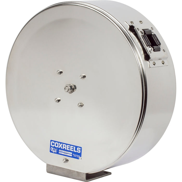 Coxreels EN-SS Series Stainless Steel Spring Driven Enclosed Hose Reel 3/8 in. x 35 ft. - No Hose 300 PSI Model ENL-N-335-SS