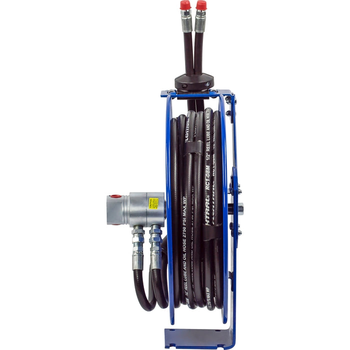 Coxreels MPD Series Dual Hydraulic Spring Rewind Hose Reel 1/2 in. x 30 ft. - Hose Included 2500 PSI Model MPD-N-430