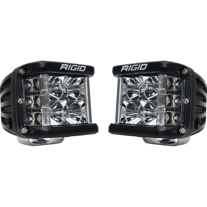 Rigid Industries D-SS PRO Side Shooter, Flood Optic, Surface Mount, Black Housing, Pair Model 262113
