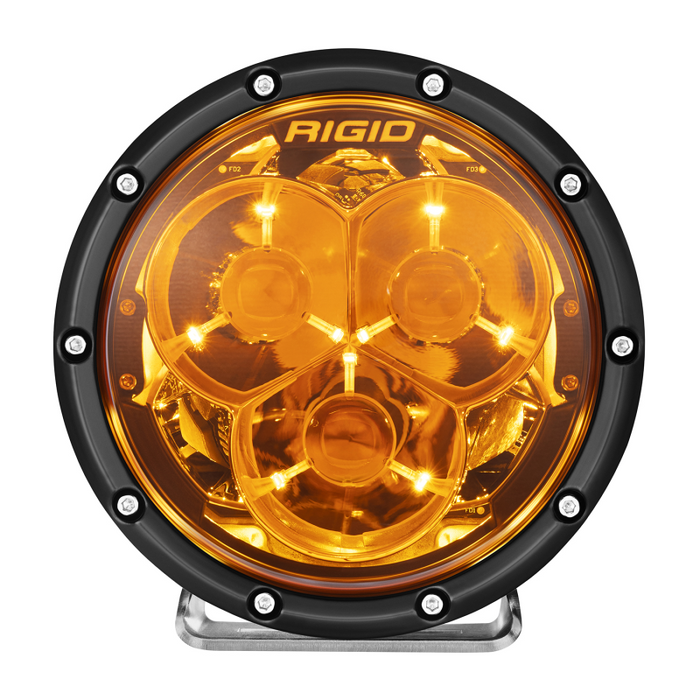 Rigid Industries 6 Inch 360-Series Laser Amber PRO with Precision Spot Optics and Amber backlight Model 36212