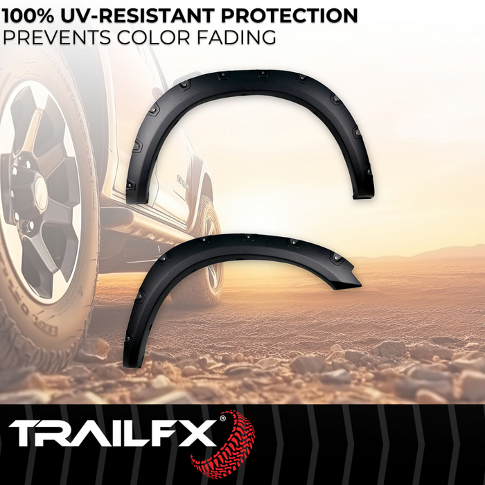 TrailFX Fender Flare Pocket Style Flare Texture Set Of 4 Model TFD3002T