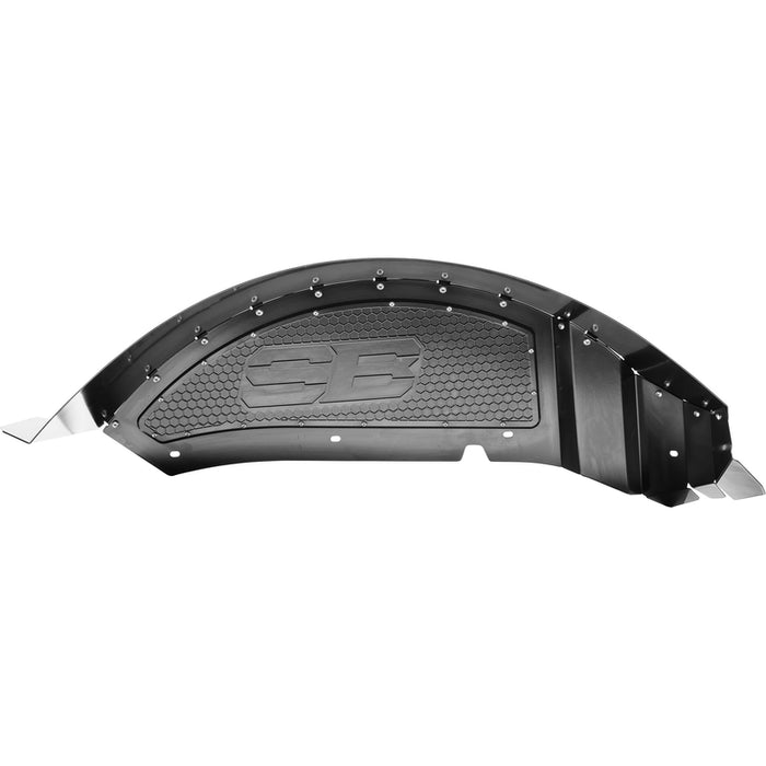 Smittybilt Rear Aluminum Inner Fender Liner Pair - Black (18+ JL/JLU) Model 77986