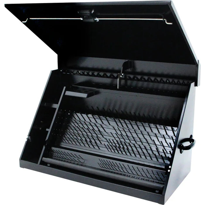 Montezuma 36 x 17 In. Steel Triangle® Toolbox Black Top Mount Toolbox DXTB36BB