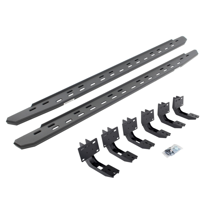 Go Rhino RB30 Slim Line Running Boards with Mounting Bracket Kit Model 69630687SPC