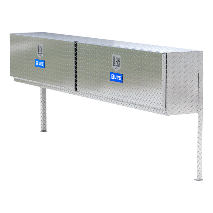 UWS Bright Aluminum 96" Double-Door Topside Truck Tool Box Model TBTS-96