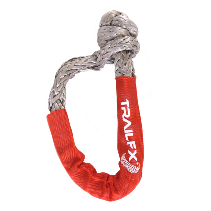 TrailFX Rope Shackle Single Red 7500 LBS Model WA046