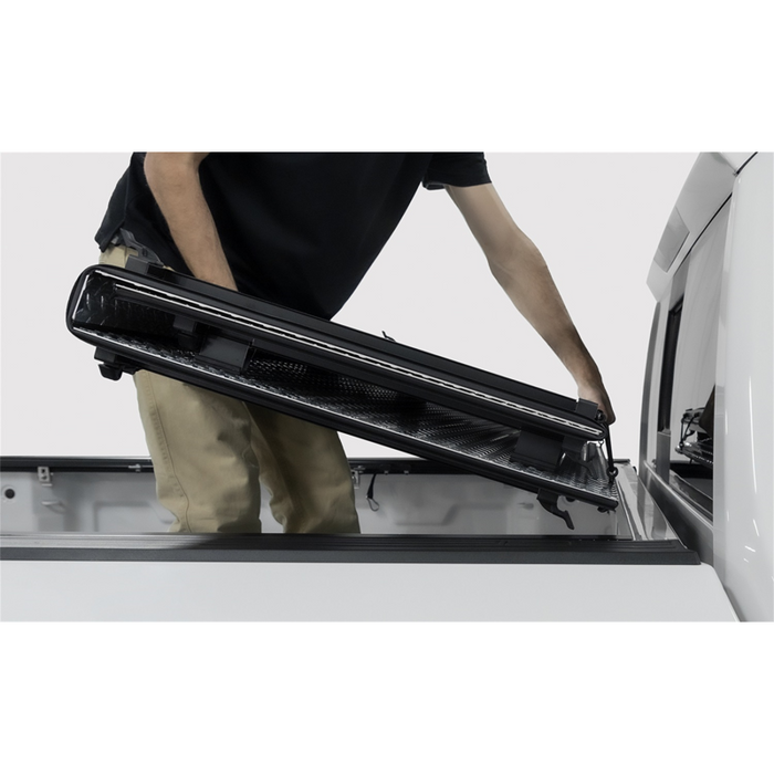 Access LOMAX™ Hard Tri-Fold Cover Black Diamond Mist Finish Split Rail Model B4010049