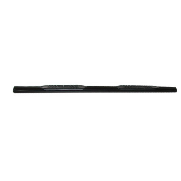 TrailFX 4" Oval Straight Step Nerf Bars W/ Step Pads Powder Coat Black Steel Model 2930347993