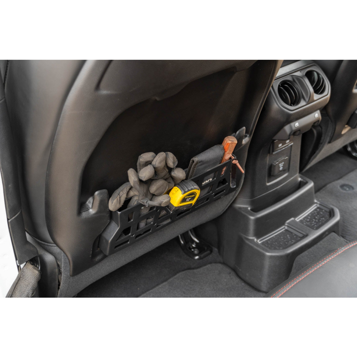 DV8 Offroad 2018-2025 Jeep Wrangler JL JLU Gladiator JT Seat Back Molle Pockets Model MPJL-09