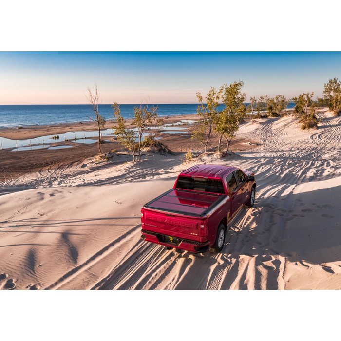 UnderCover Fusion Hard Folding 2022-2025 Ford Maverick - Paint Code EA Hot Pepper Red Model AR22032L-EA