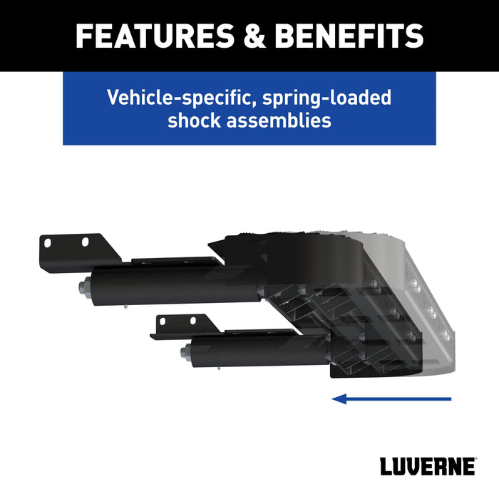 Luverne Impact Shock-Absorbing Rear Bumper Step, Select Ford Transit-150, 250, 350 Model 415358-571501