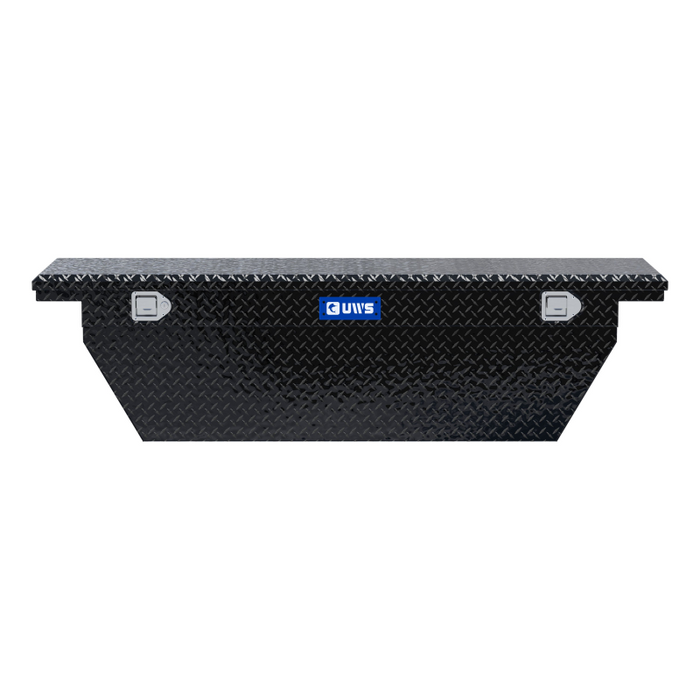 UWS 69" Deep Angled Truck Tool  Box - Low Profile Model TBSD-69-A-LP-B