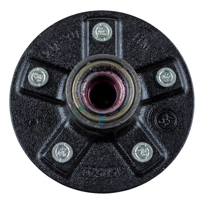 CURT Trailer Idler Hub Assembly - 2,200-lb. 4 on 4", 8-12" Wheel Size, 1/2" Studs Model 2024029106