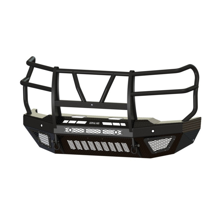 Bodyguard T2 Front Extreme - Sensor Cutouts Factory Fog Cutouts Receiver Skid Plate W/O Mesh Grille With Camera Harness Gloss Black Powder Coat Model EEC24BYHGNH