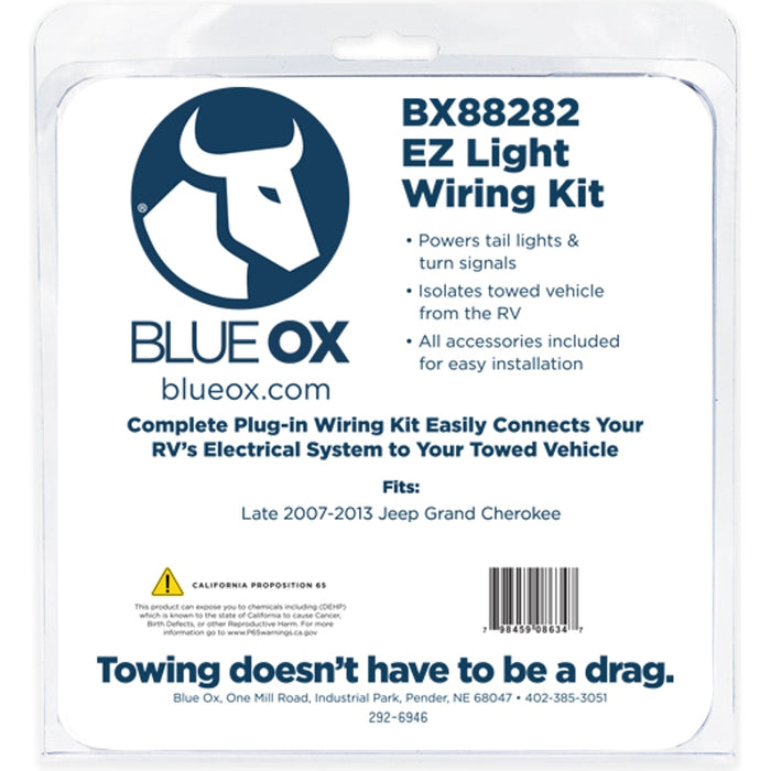 Blue Ox EZ Light Wiring Harness Kit Model BX88282