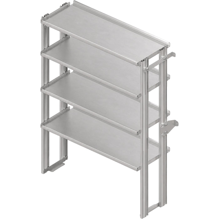 Hackney Base Shelving Module with Standard Top and 3 Shelves - 18D x 46W x 60.5H Model 1846SB