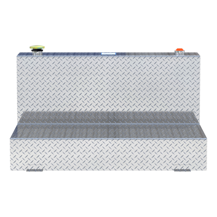UWS Bright Aluminum 85-Gallon L-Shaped Aluminum Transfer Tank Model TT-85-L-T-P