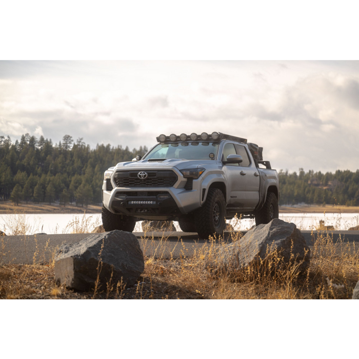 Rago Fabrication 2024+ Toyota Tacoma Roof Rack Rigid Industries Round Light Mount Model AC6706601NA