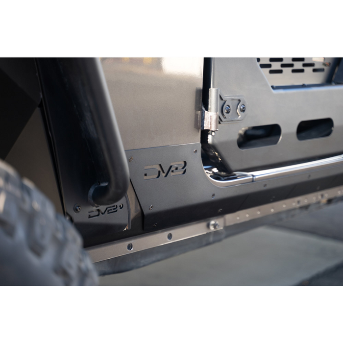 DV8 Offroad 2018-2026 Jeep Wrangler JLU 4-Door Rock Skins Model SRJL-09