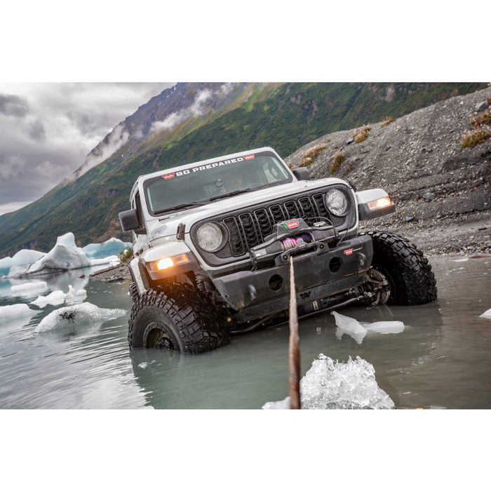 Warn WARN ZEON XP 10-S Winch 10,000 Pull Capacity With 100" Feet 3/8 Spydura Synthetic Rope Model 110100