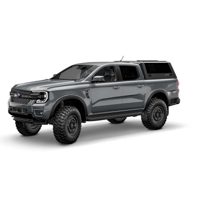 SmartCap Matte Black Truck Bed Cap EVO Sport Series w/ Horizontal Locks Model EV0320-MB