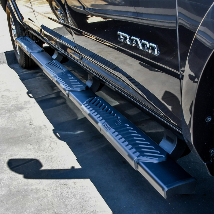 Westin R5 M-Series Wheel to Wheel Step Nerf Bars 5 in. Black Steel Model 28-534345