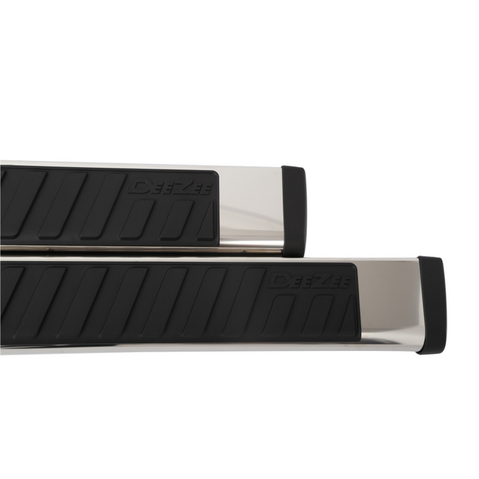 Dee Zee Stainless Steel Step Nerf Bars 6 in. Oval Cab Length Model DZ16113