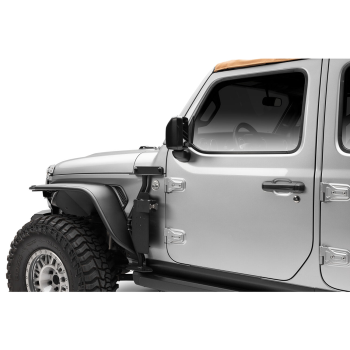 Go Rhino Exterior Hi-Lift Jack Mount with Clamp for Jeep Wrangler JL, JLU, Gladiator JT Model 701011T