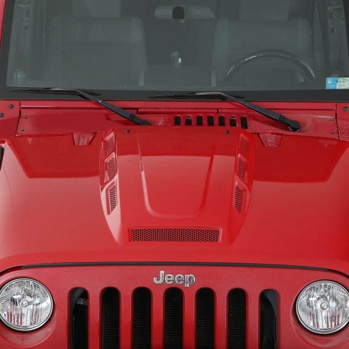 Smittybilt H.E.M.I Vented Hood - Unpainted (07-18 JK/JKU) Model 76500