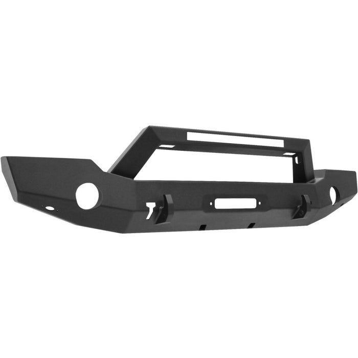 Westin WJ2 Full Width Front Bumper With LED Light Bar Mount Textured Black Steel Model 59-80125