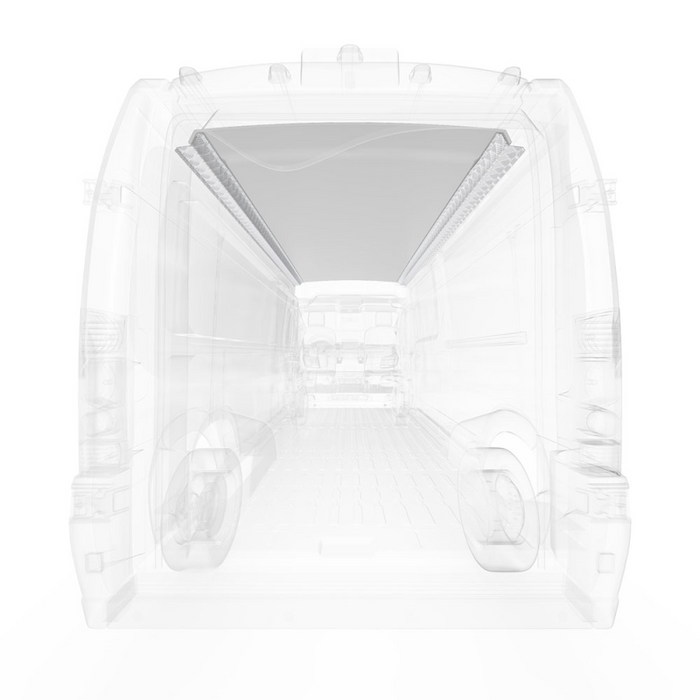 LEGEND DuraTherm Ceiling Liner Kit ONLY - RAM ProMaster 159" Extended Wheelbase Cargo Van Super High Roof - White - Single Side Door Model 655-114-2614.J