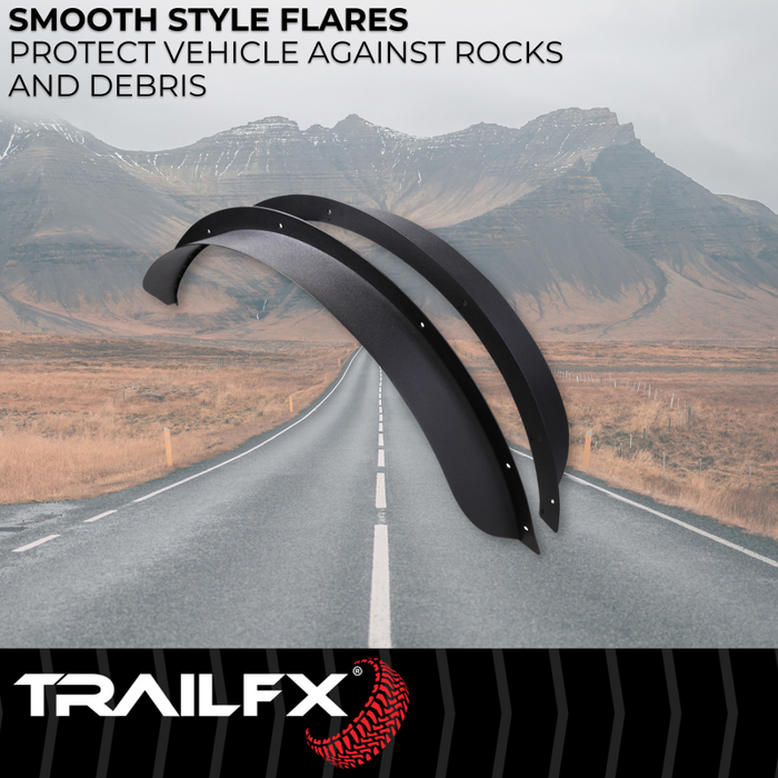 TrailFX Front Flat Fender Flare Model BR005T