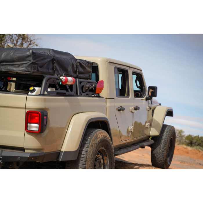 DV8 Offroad Bed Rack MTO Series Mid-Size Truck (Gladiator, Ranger, Tacoma, Frontier, Colorado, Canyon) Model RRUN-02
