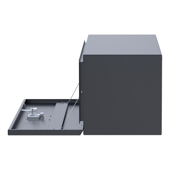 UWS Matte Black Steel 48" Single-Door Underbody Tool Box Model ST-TBUB-48-MB