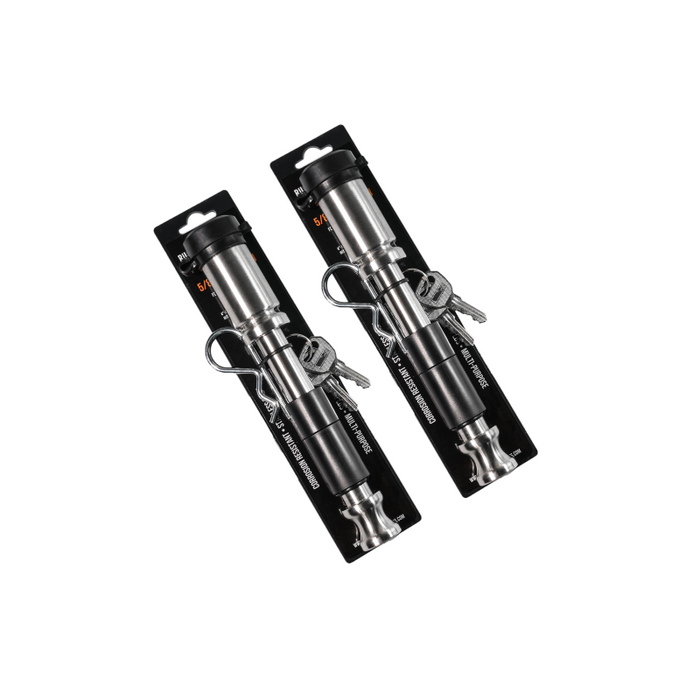 BulletProof Hitches 5/8" Locking Pin, 2-Pack Keyed Alike Model BPLP2