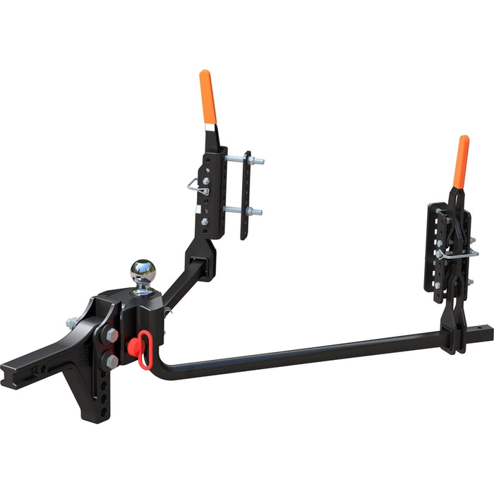 CURT TruTrack 2P Trailer-Mounted Weight Distribution Hitch with Sway Control, 8-10K Model 17510