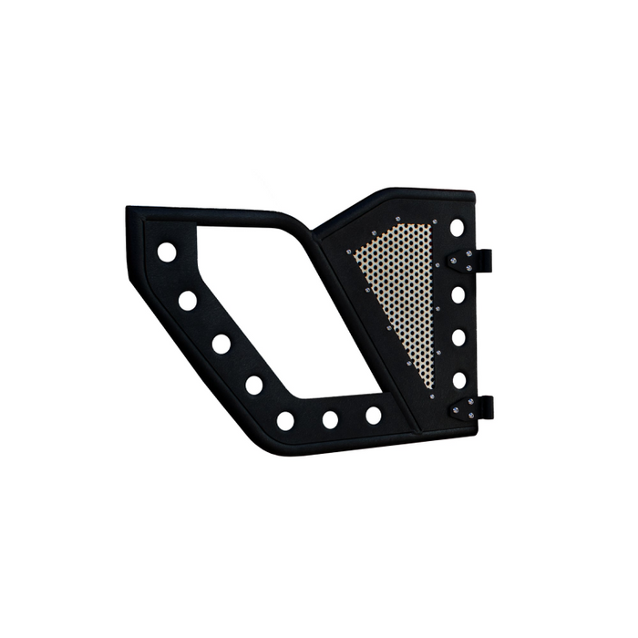 DV8 Offroad 2018-2025 Jeep Wrangler JLU Gladiator JT 4-Door Rear Rock Doors Model RDJL-01R